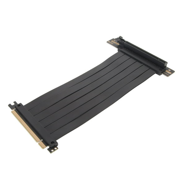 Cable Elevador PCIE 3.0 X16, Blindaje De Interferencias Electromagnéticas Cable De Extensión De Tarjeta Gráfica Flexible Alta Velocidad 90 Grados Fácil Instalación Para PC