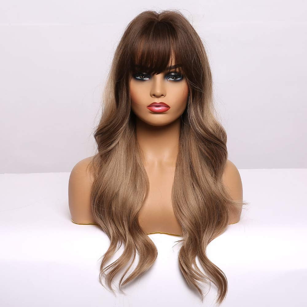 blonde wavy wigs