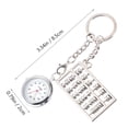 thumbnail image 3 of MasteelfCA Novelty Unique Abacus Keychain Design Pocket Watch Keychain Pocket Hanging Watch, 3 of 8