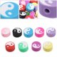 thumbnail image 5 of 100 cuentas Yin Yang de Tai Chi, cuentas DIY para collares y pulseras, joyería hecha a mano, 5 of 5