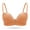 Orange, variant on Women's Strapless Multiway Push Up Bra Wireless Plus Size Convertible Bra, Orange 36G