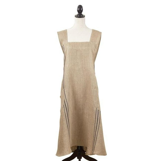 SARO 1058.NB01 Chic Cuisine Slip-on Striped Apron
