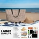 thumbnail image 5 of Fotbe Rose Gold Marble Texture Bolsa de Viaje para Playa - Resistente al Agua, Bolsa Tote de Gran Capacidad y Ligera con 7 Bolsillos para Mujeres y Hombres, 5 of 7