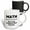 Multicolor, variant on 3drose, Math the Only Subject That Counts, 15oz Mug