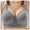 Grey, variant on Women's Push Up Wireless Bra Comfort Support No Underwire Bras Comfortable Wire Bralette Everyday Underwear Pack of Bras Womens Sports Bra with Pads Full Coverage Padded Bras for Women Small Bras