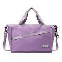 Bolsa De Ejercicios Oxford Dry Wet Separation Bolsas de gran capacidad para viajes, natación (púrpura)