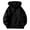 Black Sweatshirts 1PC, variant on MEZZALL Sweatshirts For Women Solid Color Long Sleeve Hoodies Unisex Zip Loose Fit Street Style Basic Daily Outdoor Leisure Travel Tops