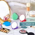 thumbnail image 5 of 40 Pieces Mini Folding Mirror Round Compact Mirror Portable Pocket Mirror Makeup Small Mirror Vintage Portable Travel Makeup Mirror for Women Girls (Classic Colors Set), 5 of 6