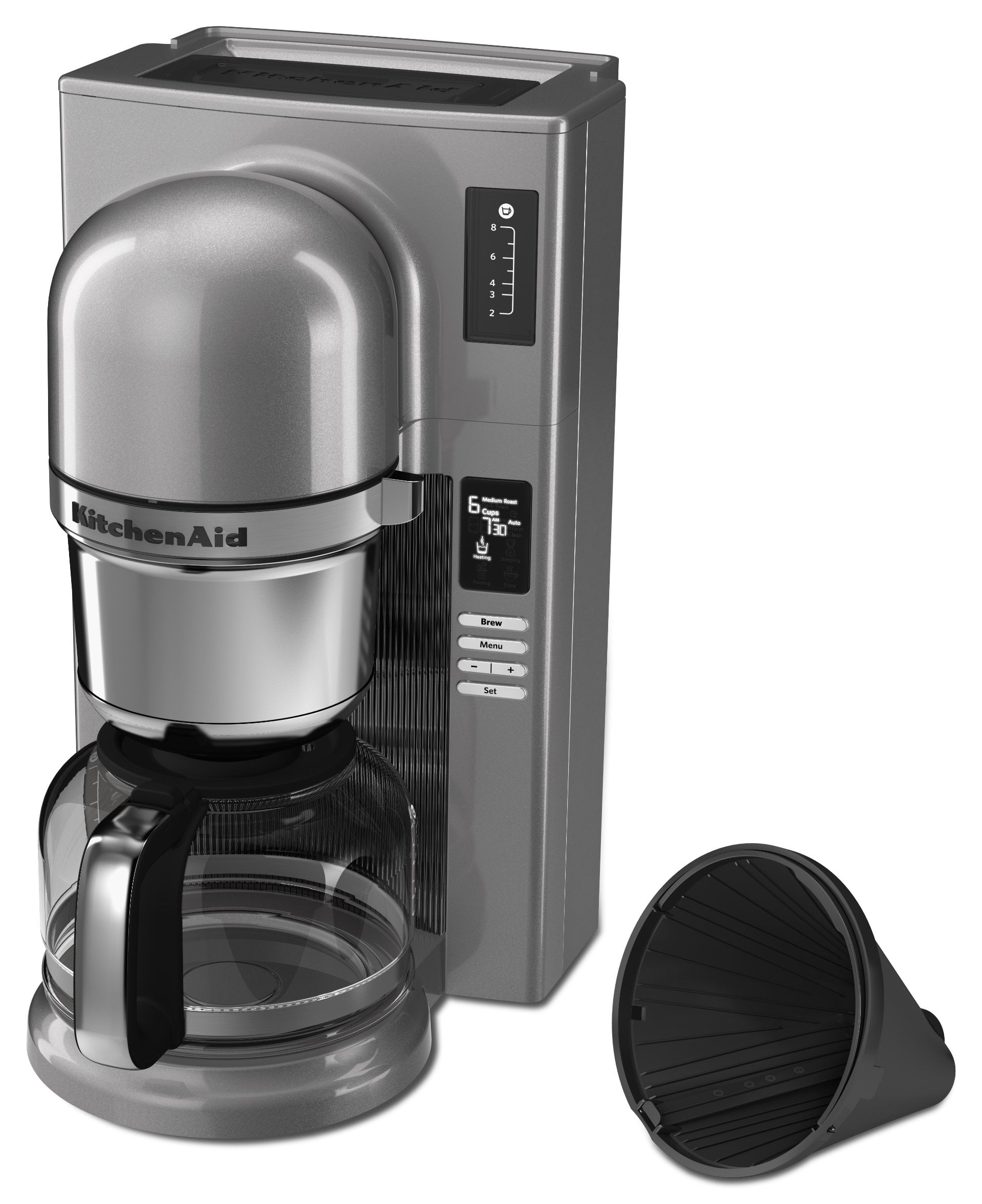 KitchenAid® Custom Pour Over Coffee Brewer, Contour Silver