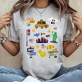 thumbnail image 3 of New York City Souvenir NY Icons T-Shirt Unisex, Sizes S-5XL, Tbun, 3 of 5