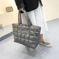 thumbnail image 7 of Hfyihgf Puffer Tote Bag for Women Quilted Puffy Handbag Lightweight Winter Down Cotton Padded Shoulder Bag Down Padding, 7 of 7