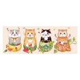 thumbnail image 2 of Hilo Bordado Wdftyju 11CT 3 Hebras Cuadrado Gato La Suerte Kit Punto Cruz 98*42cm, 2 of 9
