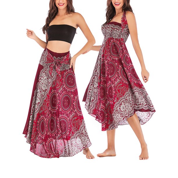 boho gypsy maxi skirt