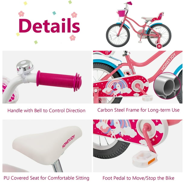 Walmart 18 inch bike with training wheels sale