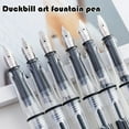 thumbnail image 2 of CAROOTU Art Font Fountain Pen Duckbill Gothic Parallel Calligraphy Art Flat Tip, 2 of 6