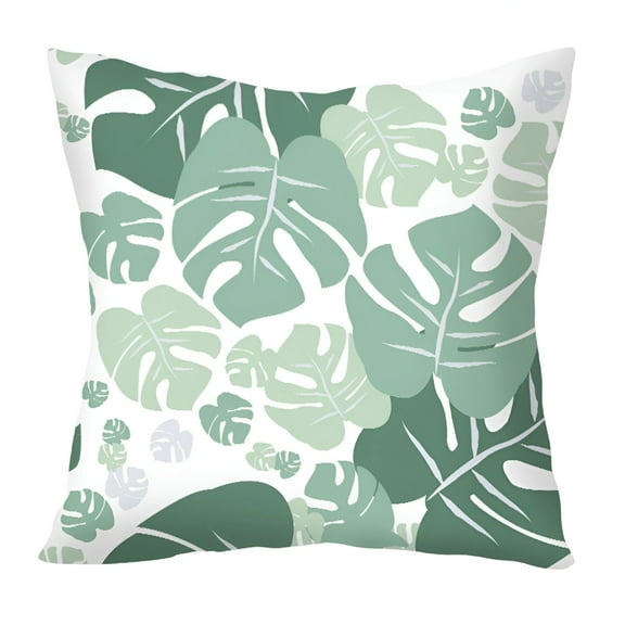 LAMIRO Outdoor Pillow Waterproof Colored Throw Pillows Polyester Pillow,18x18