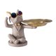 thumbnail image 2 of Estatua de la bandeja de almacenamiento Estatua Esculturas, Estatuilla de resina nórdica, Tenedor de licencia para Pendientes de Beige BLESIY Escultura de la bandeja de almacenamiento, 2 of 8