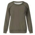 thumbnail image 4 of Pompotops Chemises Décontractées à Manches Longues pour Femmes, Chandail en Molleton à Col Rond Imprimé, Chandail Tunique Ample en Liquidation, 4 of 7