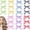 7 Colors, variant on 35 count Mini Bow Hair Clip for Women, Non-Slip Cute Small Hair Bow, Y2K Sweet Gingham Craft Hair Barrettes, Colorful Bowknot Hair Accessories for Long Short Straight Curly Hair- 7 Colors