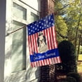 thumbnail image 2 of Carolines Treasures BB3083CHF Patriotic USA Shih Tzu Black White Flag Canvas House Size, 2 of 4