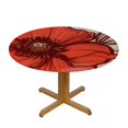 thumbnail image 3 of HAOXIT Red Roses Round Tablecloth,abstract flower rose retro floral Oblong Table Cloth Washable Polyester Table Cover for Picnic,Kitchen,Holiday Party 42-46, 3 of 8
