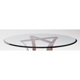 thumbnail image 2 of 24" Inch Round Glass Table Top - Tempered - 3/8" Inch Thick- Beveled Polished, 2 of 2