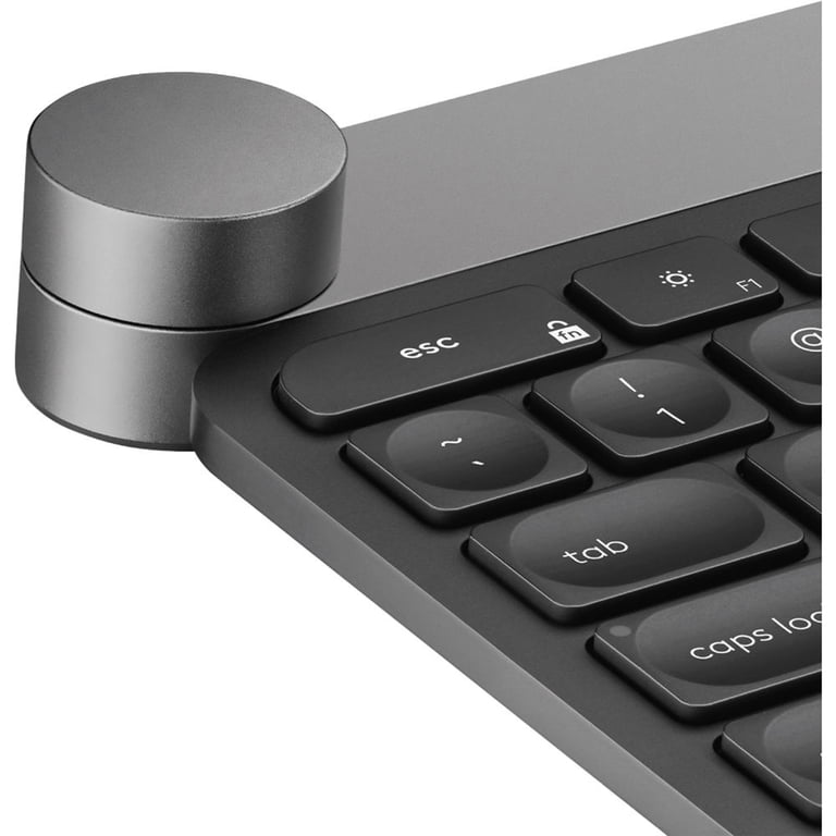 Logitech Craft keyboard RF Wireless + Bluetooth Black, Gray