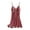 C-Watermelon Red266, variant on DHFJKG Nightgowns For Womens Silk Satin Mini Sleep Dress Casual Lace Trim Spaghetti Strap Padded Summer V Neck Nightwear Comfortable Home Clothes