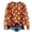 Orange, variant on Knitted Halloween Pullover Sweater for Women Funny Pumpkin Graphic Crewneck Cozy Warm Fall Winter Spooky Season Top Casual Daily Outfit 1 Pack, Orange,XXL