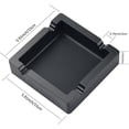 thumbnail image 2 of Cigar Ashtray Big Ashtrays for Cigarettes Outdoors Large Black 4 Dual-use Rest Unbreakable Silicone Cigar Ashtray for Patio/Outside/Indoor/Home Decor, 2 of 7