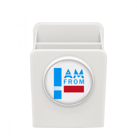 I Am From Monaco Art Deco Fashion Desk Pencil Holder Cup Pen Organizer