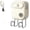 White, variant on Smart Voice Exit Reminder Sensor, Motion-Activated Door Reminder with Key Holder, Suit for Seniors Forgetful Adults Parents