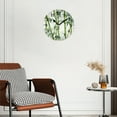 thumbnail image 3 of Battery Operated Analog Wall Clocks Non-Ticking Silent Modern Clock Decorative for Home,Office-Large Bamboo Forest With ​Leaves(16inch), 3 of 4
