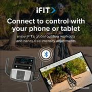 ProForm 325 CSX; Recumbent Exercise Bike with 5” Display, Built-In Tablet Holder, and Fan