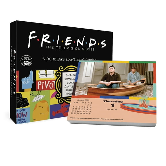 Friends Desk Calendar, 12 Months, by Treads International