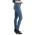 thumbnail image 2 of Levi's Women's 711 Figure-Hugging Mid Rise Stretch Skinny Jeans (Dark Wash, 8 Med (29x30)), 2 of 6
