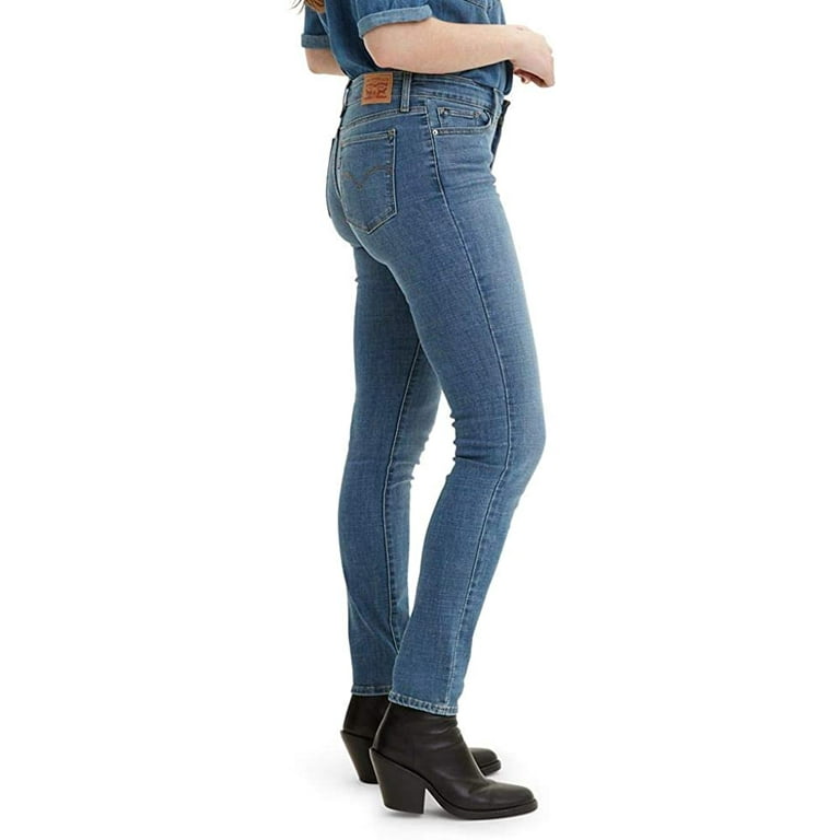 Levis Womens 711 Skinny Jeans Standard 24 Short Indigo Rays Waterless