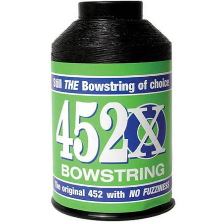 BCY 452X Bowstring Material, Black, 1/4 lb. (Best Bow String Material)