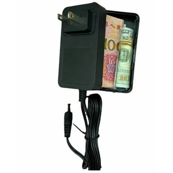 LEXSOMEO Realistic Simulation Charger Storage Box For Hiding Keys Cash Valuables Key Case Secure Organizer Hidden Key Storage Holder