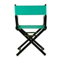 thumbnail image 2 of Casual Home Chaise de Réalisateur 18 Pouces Cadre Noir avec Toile Turquoise, 2 of 5