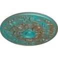 thumbnail image 3 of 31 1/4"OD x 2 1/4"P Baile Ceiling Medallion (Fits Canopies up to 6"), Hand-Painted Copper Green Patina, 3 of 6