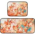 thumbnail image 7 of SKYSONIC Maple Leaves Fall Vintage Kitchen Rugs Set of 2, Foliage Red Autumn Floor Runner Area Rug Washable Carpet Mat Perfect for Living Room Bedroom Entryway, 7 of 7