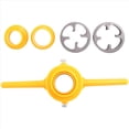 thumbnail image 3 of Kit de Troqueles de Rosca para Tuberías de Plástico 1 Piezas, Juego de Llaves para Grifos con Matrices para Tuberías de Agua, Herramienta de Plomería para Enhebrar Tuberías de PVC, 3 of 5