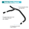 thumbnail image 6 of 25862088 Heater Hose for Buick Enclave for Chevrolet Traverse for GMC Acadia 2007-2018, 6 of 6