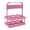 Pink #6, variant on Foldable Plastic Beverage Carrier | Portable Drink & Beer Bottle Holder | Compact Cup Rack for Sports & Outdoor Use | Includes Handle for Easy Transport