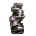 thumbnail image 5 of LED Lighted 7 Level Stone Outdoor Garden Fountain - 32", 5 of 5