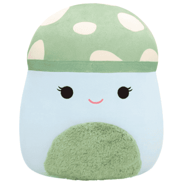 Squishmallows Original 12-Inch Bo Lynn Teal Spotted Mushroom Plush Stuffed Animal Toy