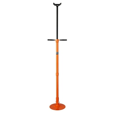 KFFKFF Support Stand for Underhoist, Capable of Holding 3/4 Ton, Adjustable Height from 52.8 to 76 inches, Equipped with Self-Locking Threaded Screw, Comes with Bearing Mounted Spin Handle Pole Jack
