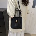 thumbnail image 3 of Bolso Elegante para Mujer Tipo Cubo PU Correa Ajustable Viajes Al Aire Libre, 3 of 9