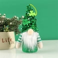 thumbnail image 6 of 1Pcs Light Up St. Patrick's Day Green Gnome Decor - Sequined Hat Plush Gnome with Lights, Irish Holiday Ornament for Home Table and Gift Giving, 6 of 8